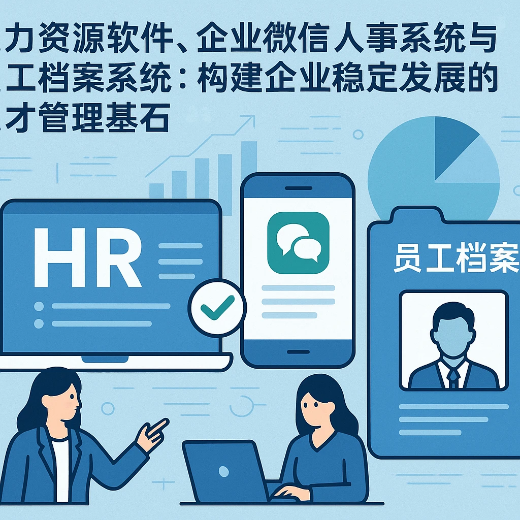 人力资源软件、企业微信人事系统与员工档案系统:构建企业稳定发展的人才管理基石