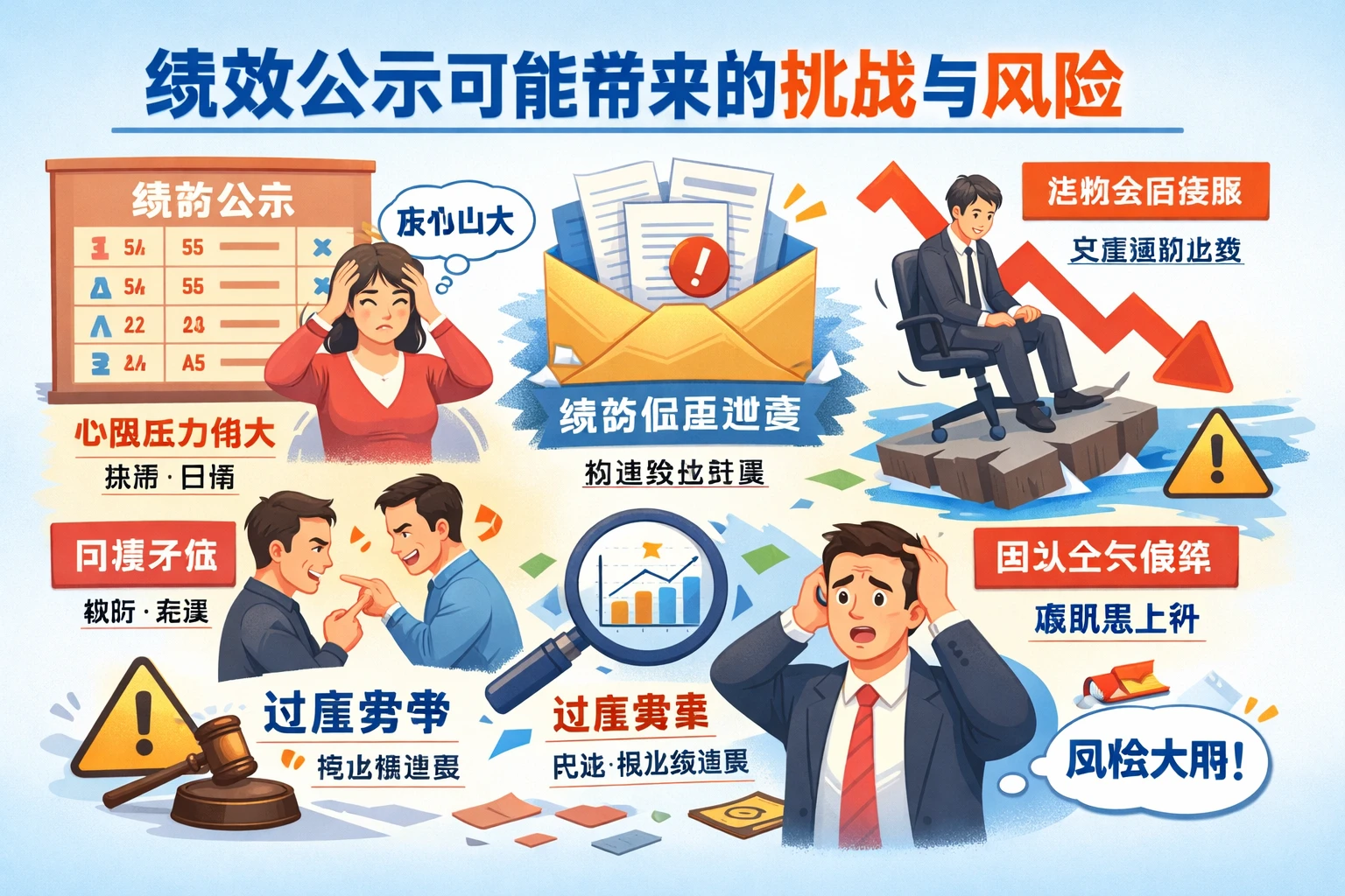 绩效公示可能带来的挑战与风险