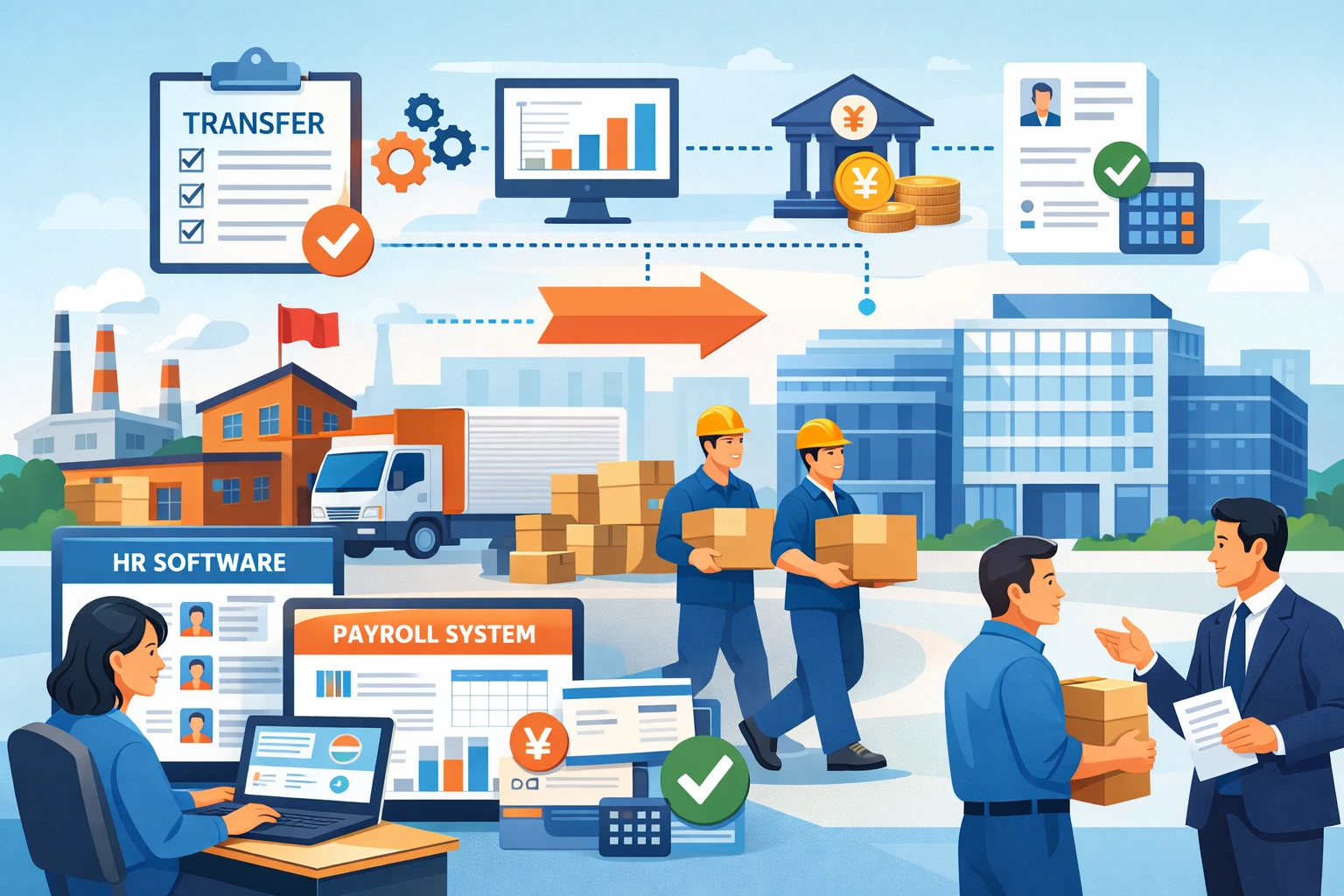 优化人力资源软件与薪资管理系统在国企搬迁调岗案例中的应用