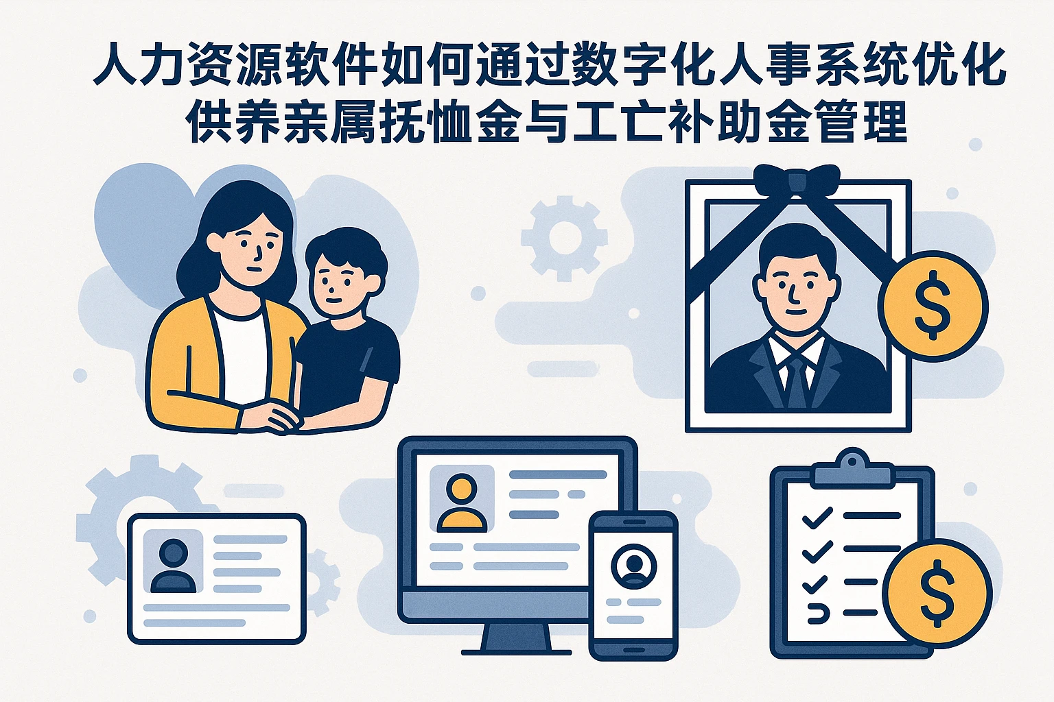 人力资源软件如何通过数字化人事系统优化供养亲属抚恤金与工亡补助金管理