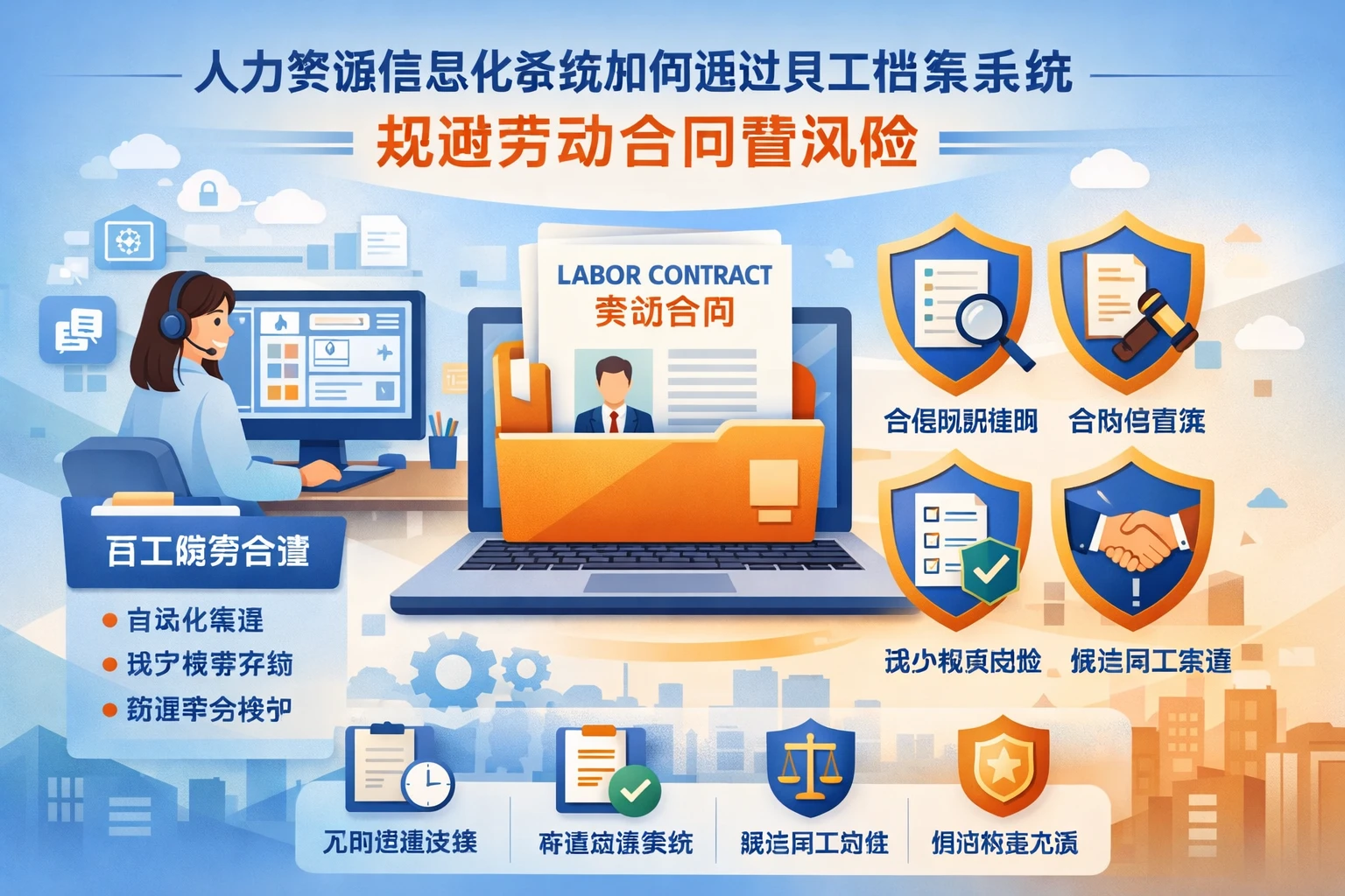 人力资源信息化系统如何通过员工档案系统规避劳动合同管理风险