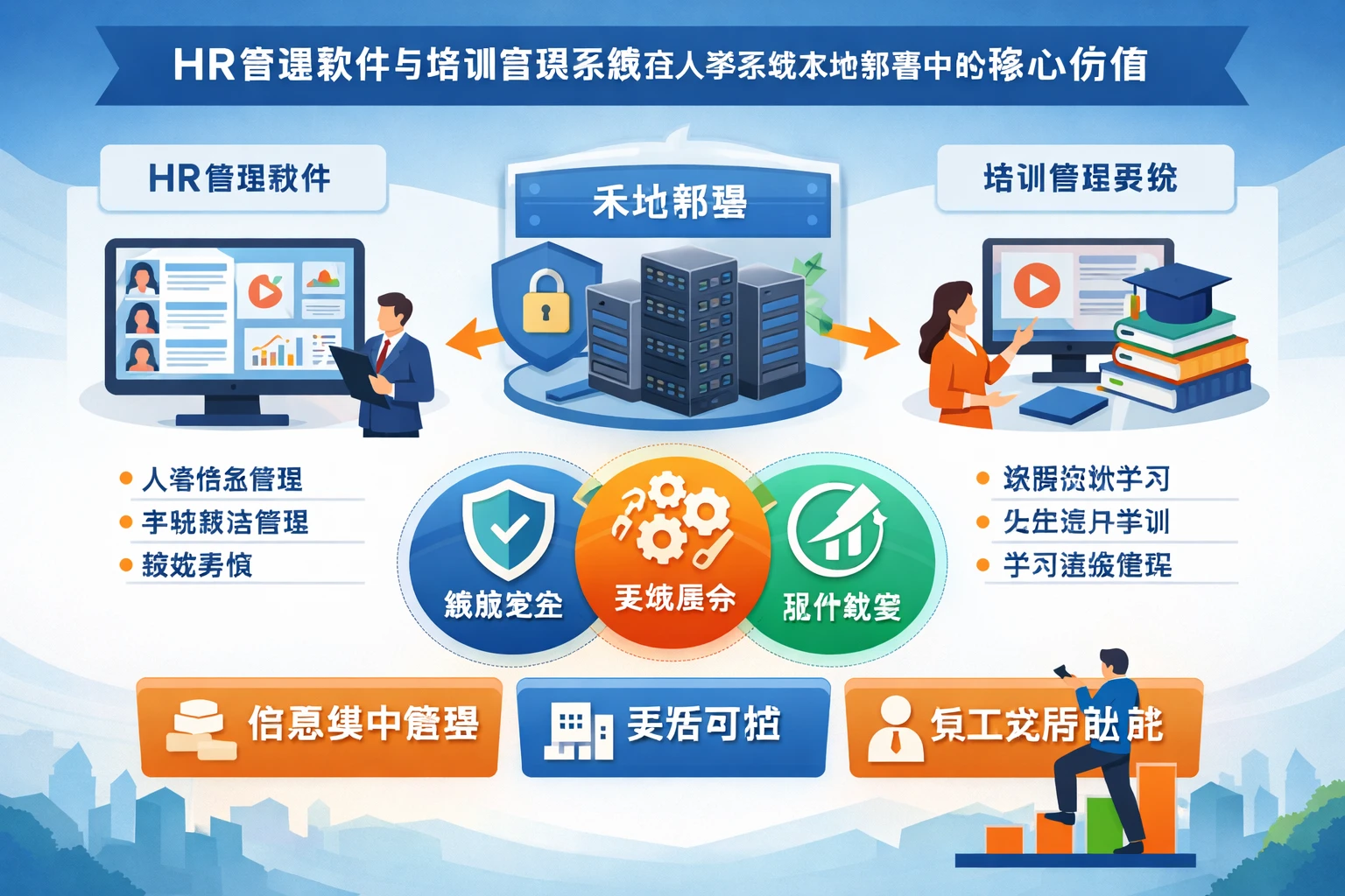 HR管理软件与培训管理系统在人事系统本地部署中的核心价值