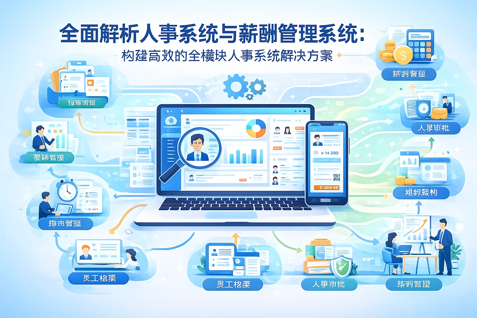全面解析人事系统与薪酬管理系统：构建高效的全模块人事系统解决方案