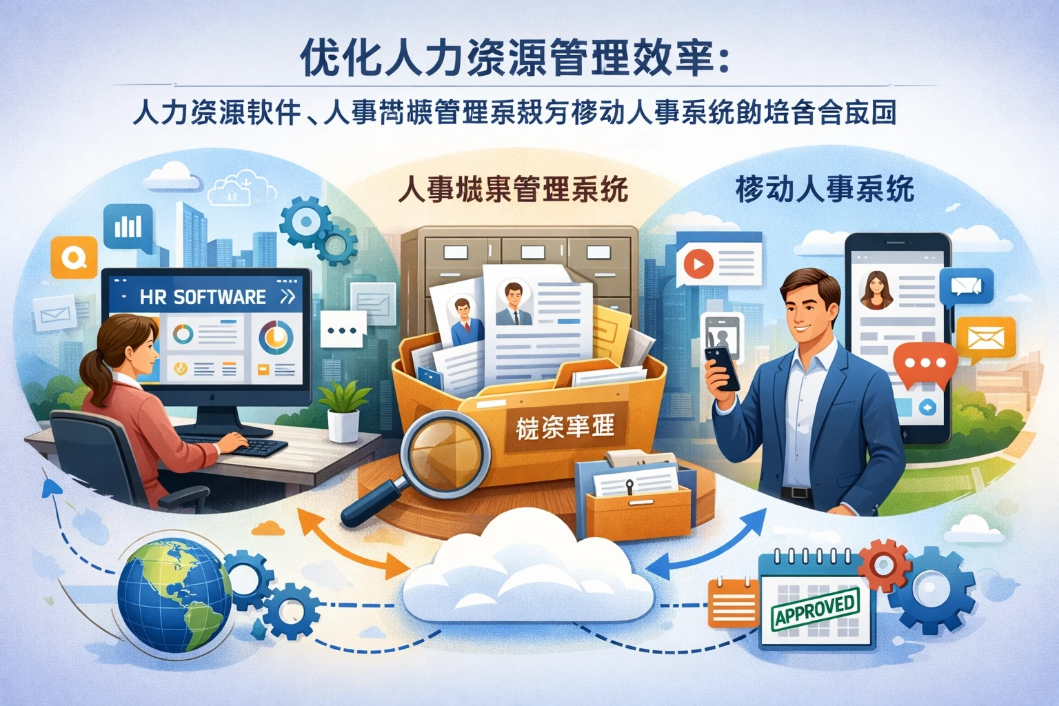 优化人力资源管理效率：人力资源软件、人事档案管理系统与移动人事系统的综合应用