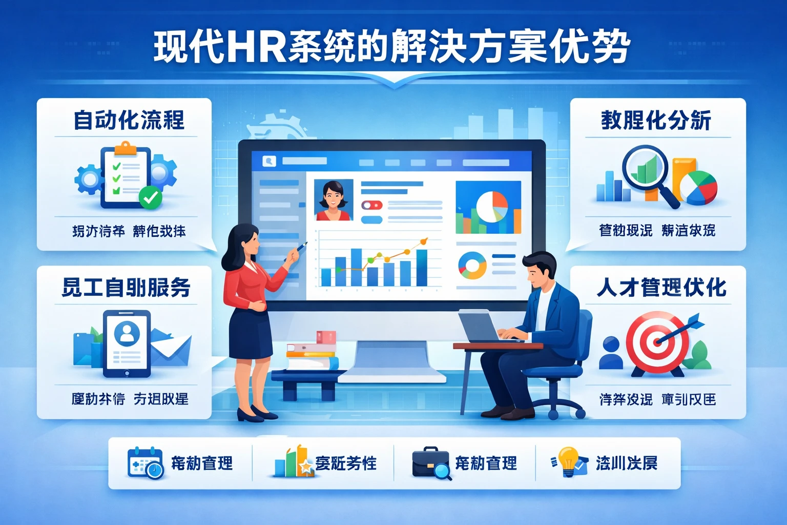 现代HR系统的解决方案优势