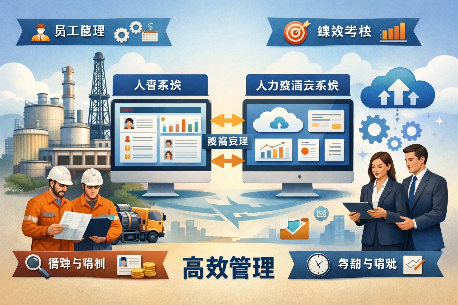 石油设备制造企业如何通过人事系统与人力资源云系统实现高效管理