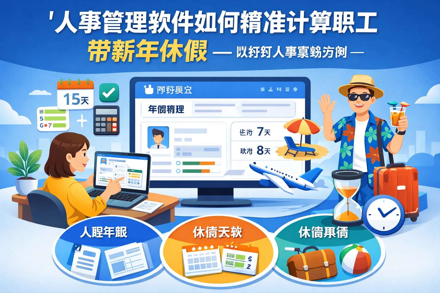 人事管理软件如何精准计算职工带薪年休假——以钉钉人事系统为例