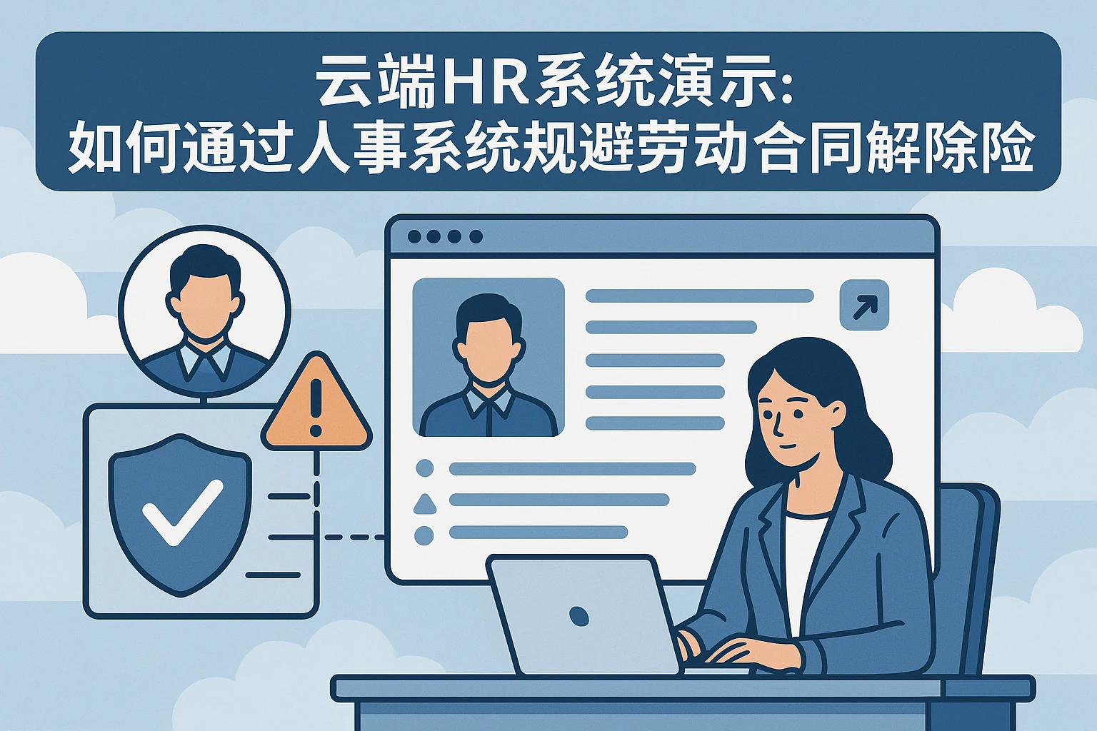云端HR系统演示：如何通过人事系统规避劳动合同解除风险