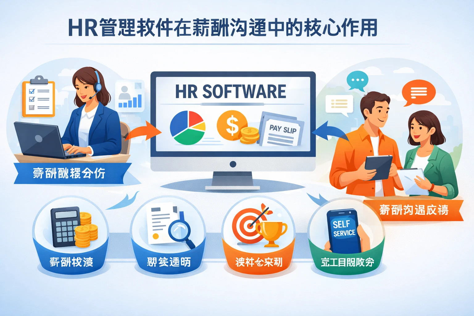 HR管理软件在薪酬沟通中的核心作用