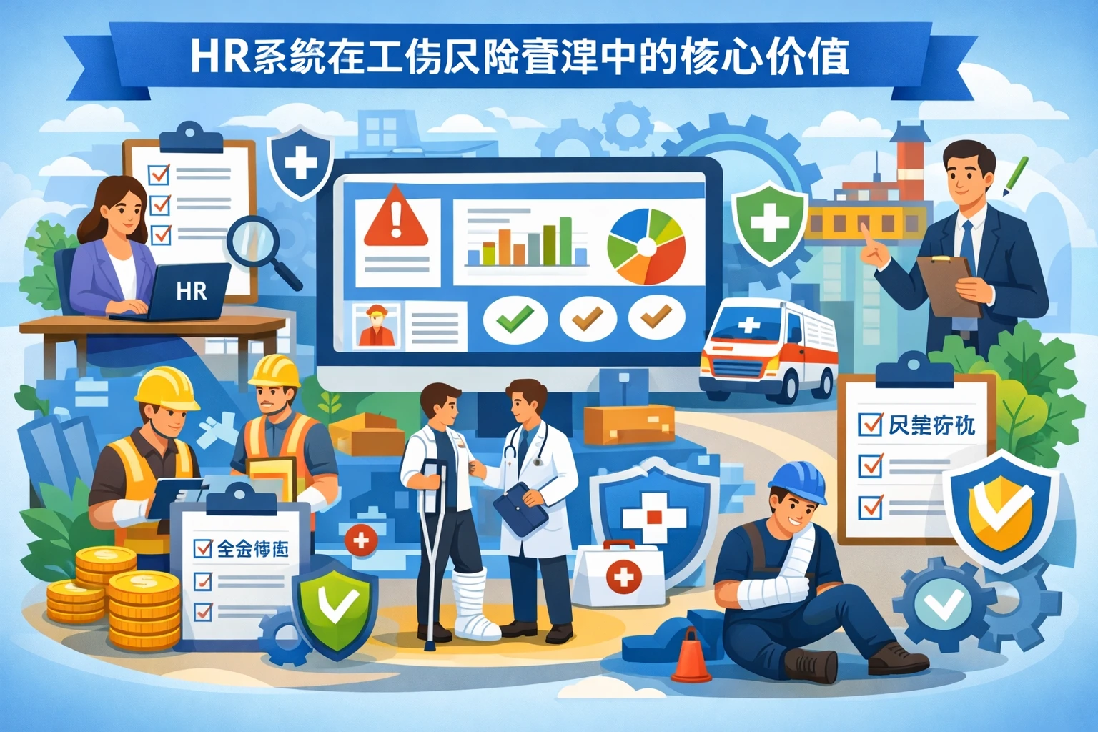 HR系统在工伤风险管理中的核心价值
