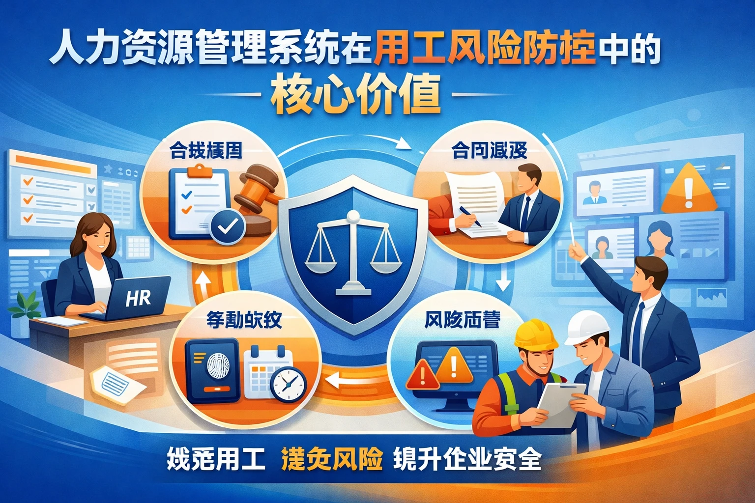 人力资源管理系统在用工风险防控中的核心价值