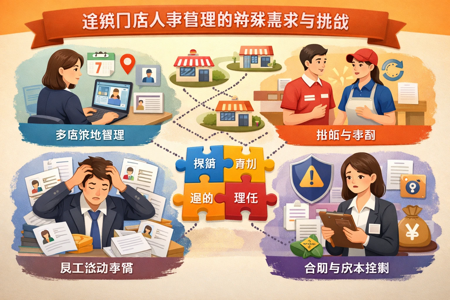 连锁门店人事管理的特殊需求与挑战