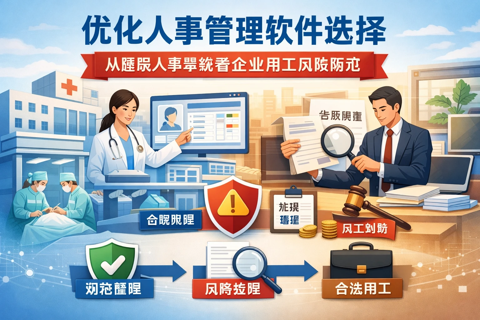 优化人事管理软件选择：从医院人事系统看企业用工风险防范