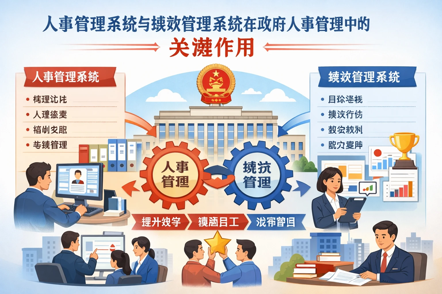 人事管理系统与绩效管理系统在政府人事管理中的关键作用