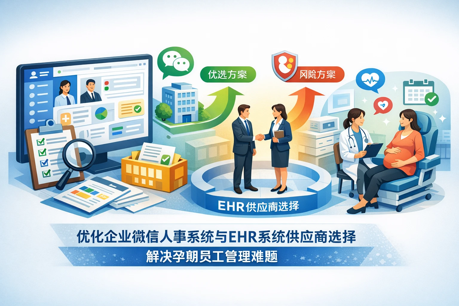 优化企业微信人事系统与EHR系统供应商选择,解决孕期员工管理难题