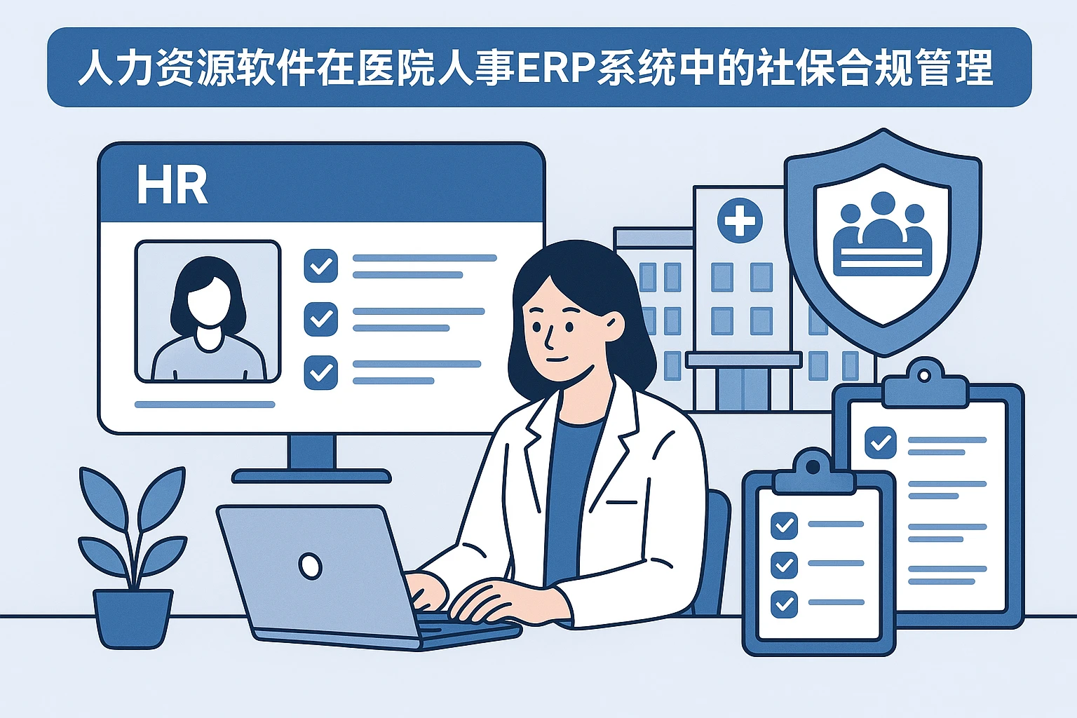 人力资源软件在医院人事ERP系统中的社保合规管理实践