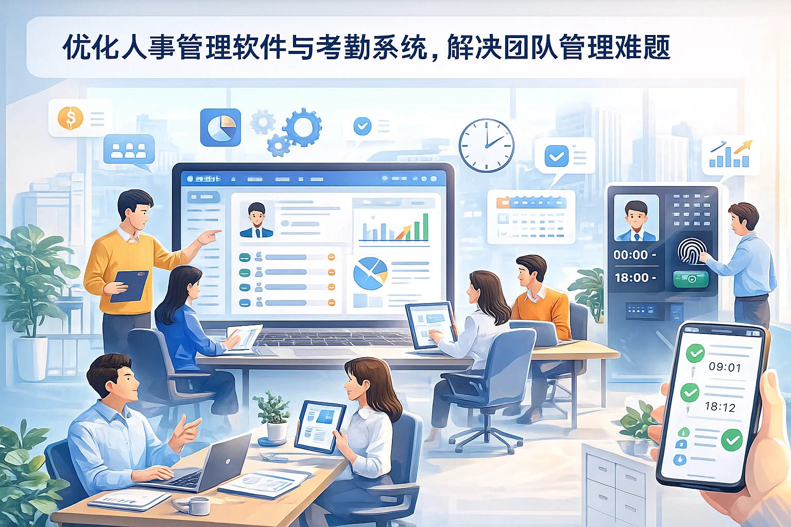 优化人事管理软件与考勤系统,解决团队管理难题