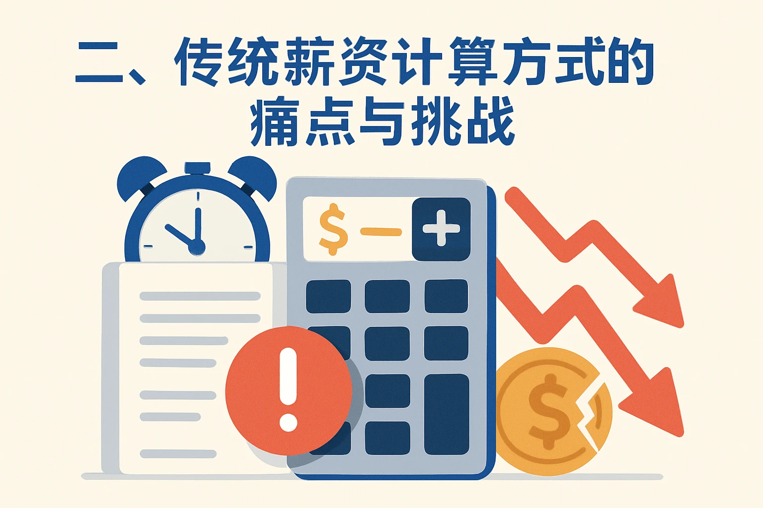 二、传统薪资计算方式的痛点与挑战