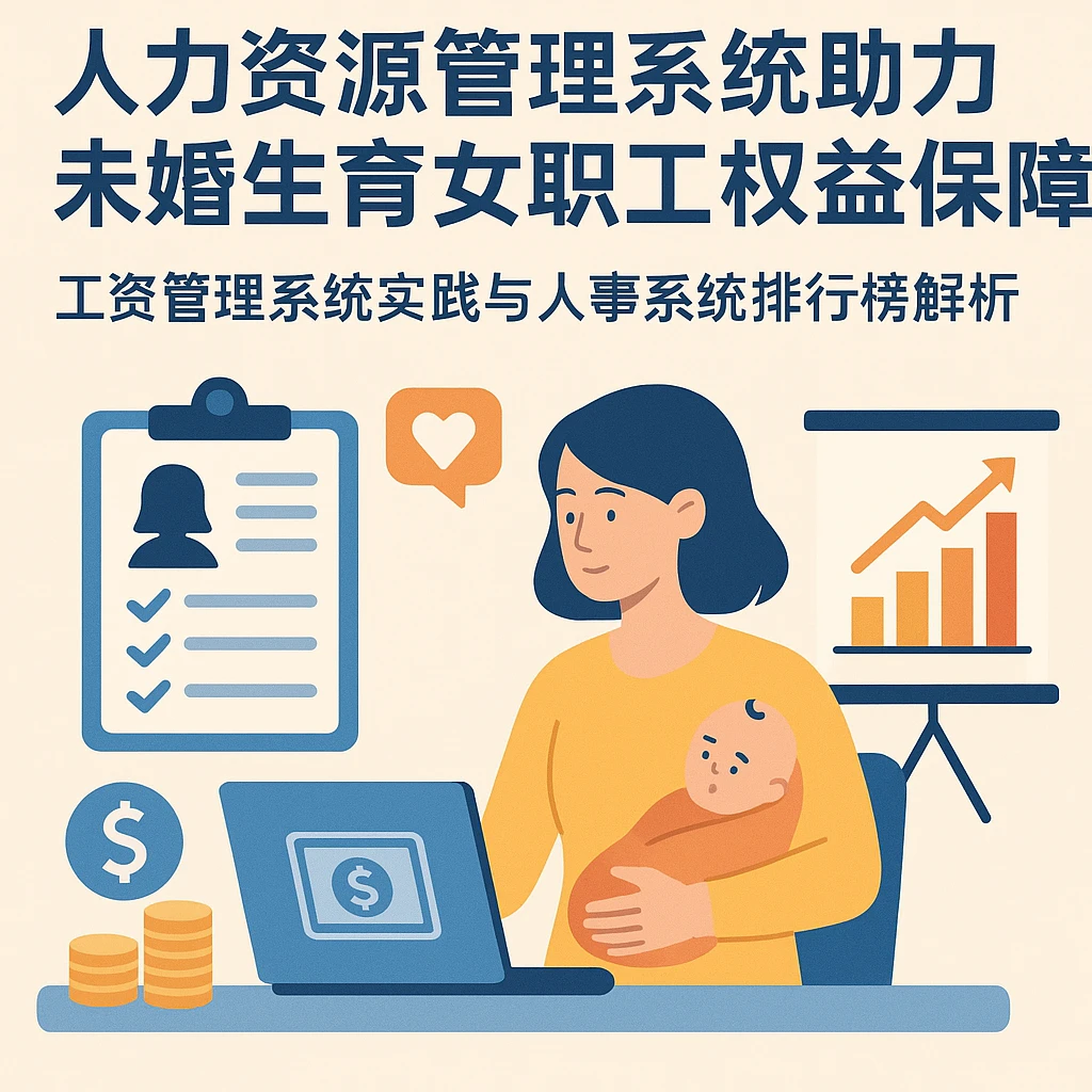 人力资源管理系统助力未婚生育女职工权益保障 - 工资管理系统实践与人事系统排行榜解析