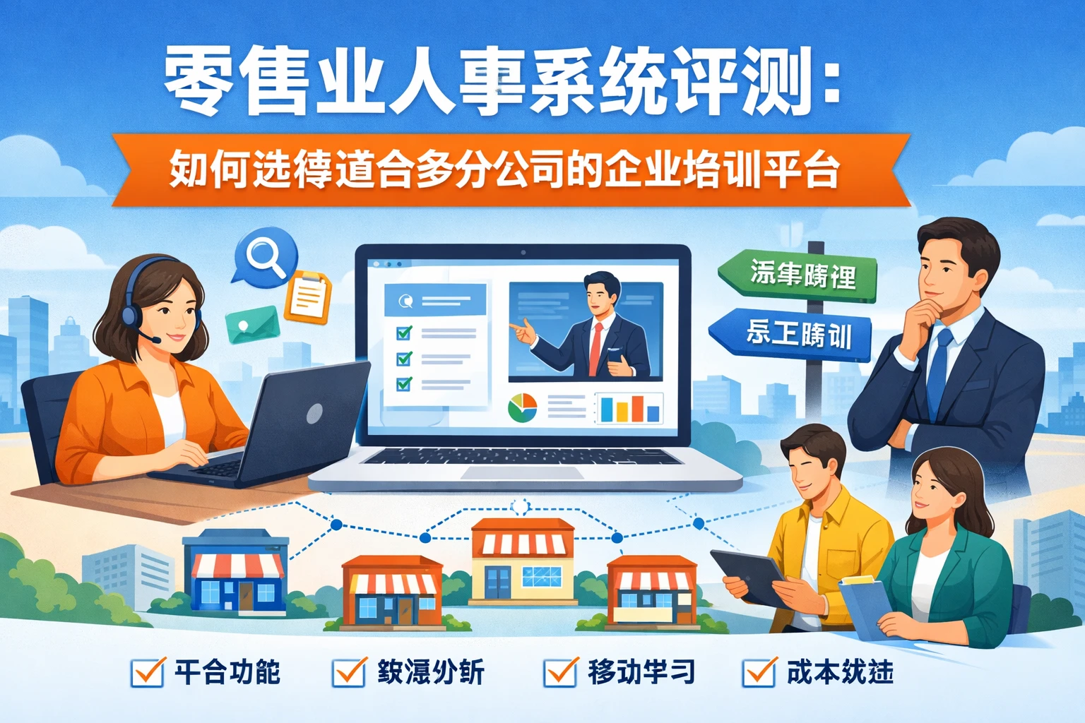 零售业人事系统评测：如何选择适合多分公司的企业培训平台