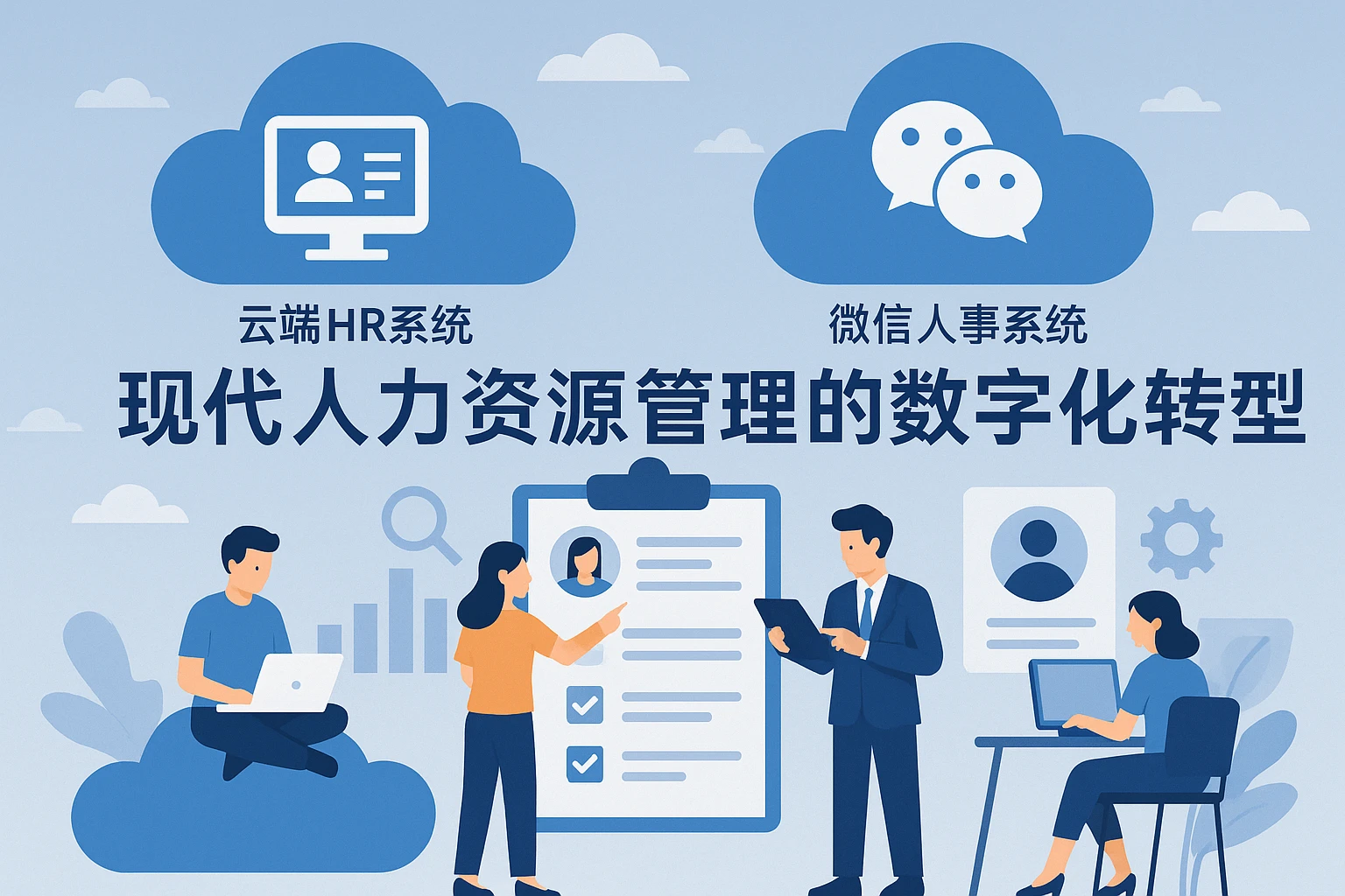 云端HR系统与微信人事系统：现代人力资源管理的数字化转型