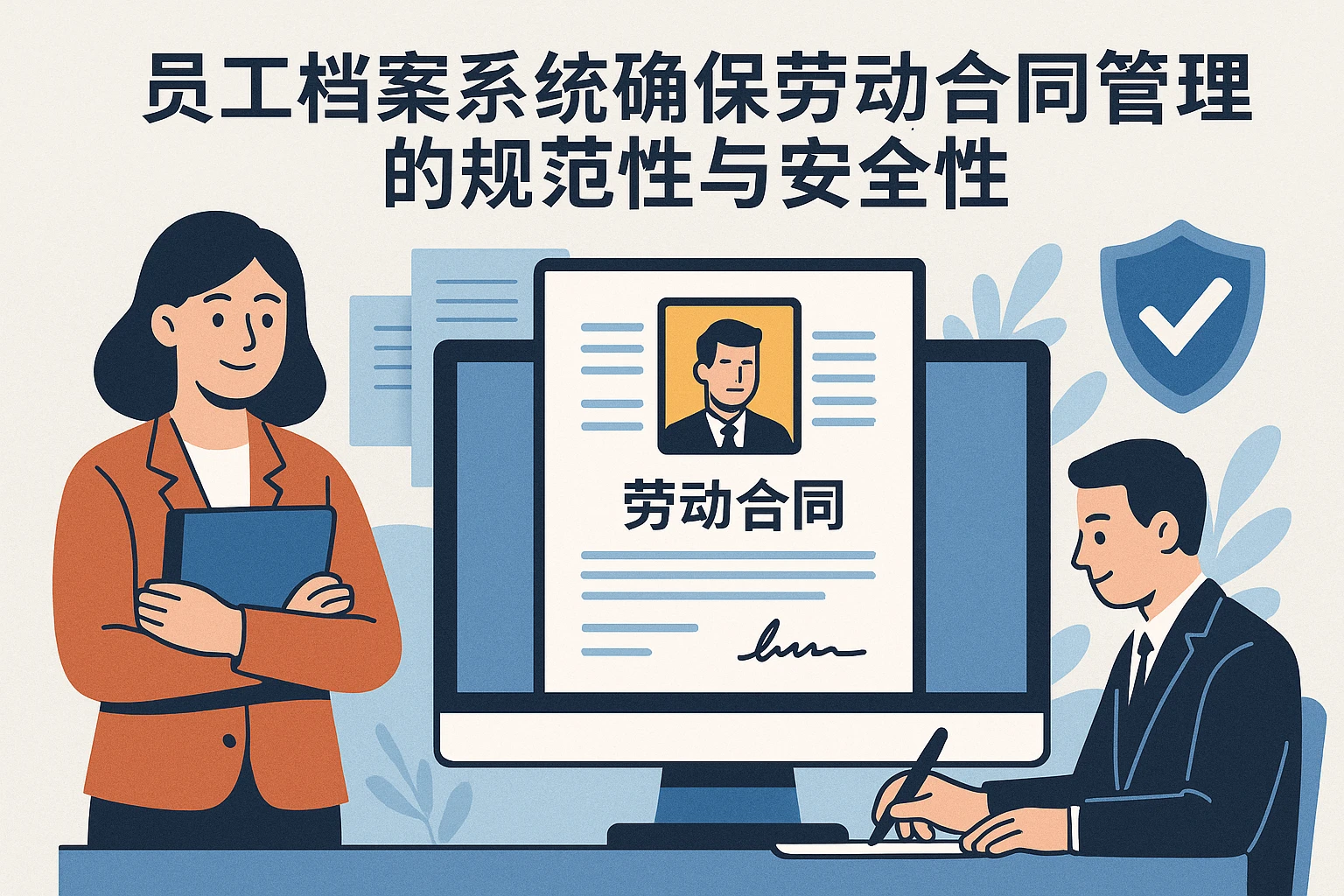 员工档案系统确保劳动合同管理的规范性与安全性