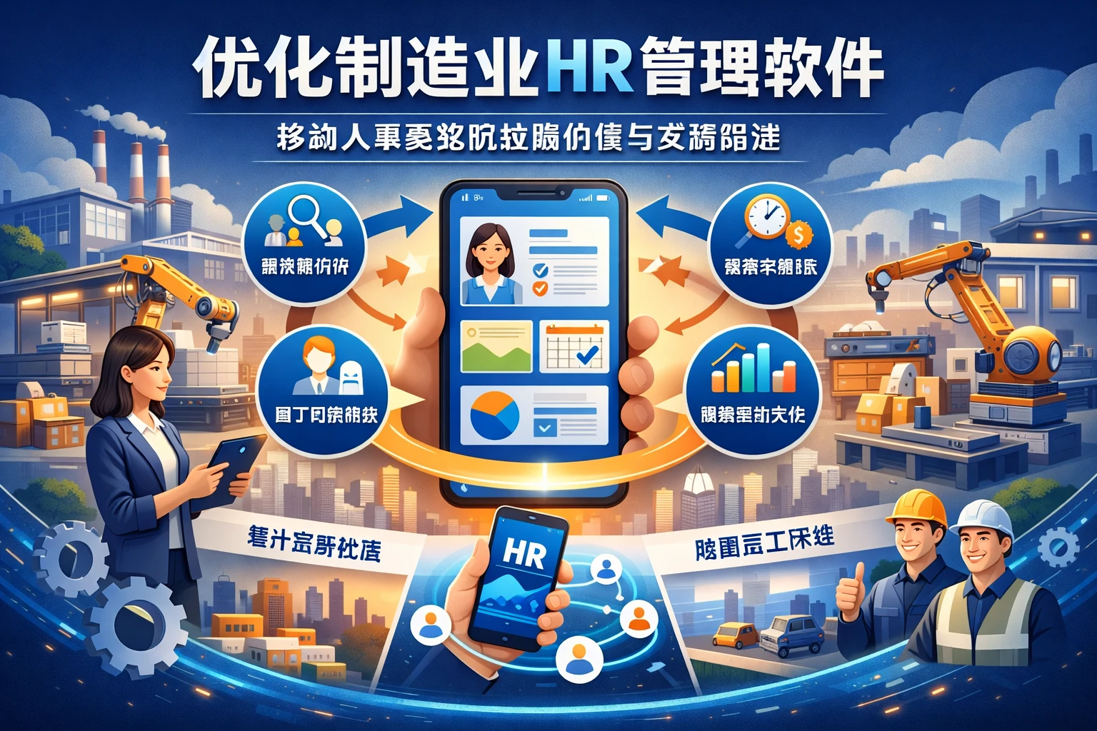优化制造业HR管理软件:移动人事系统的战略价值与实践路径