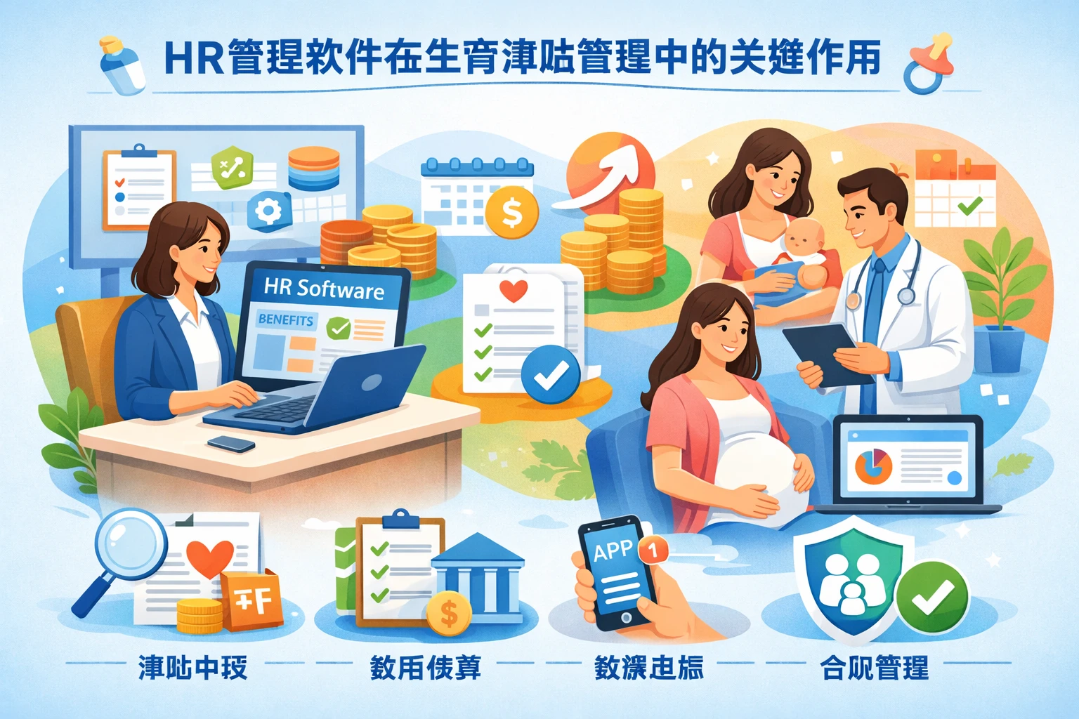 HR管理软件在生育津贴管理中的关键作用