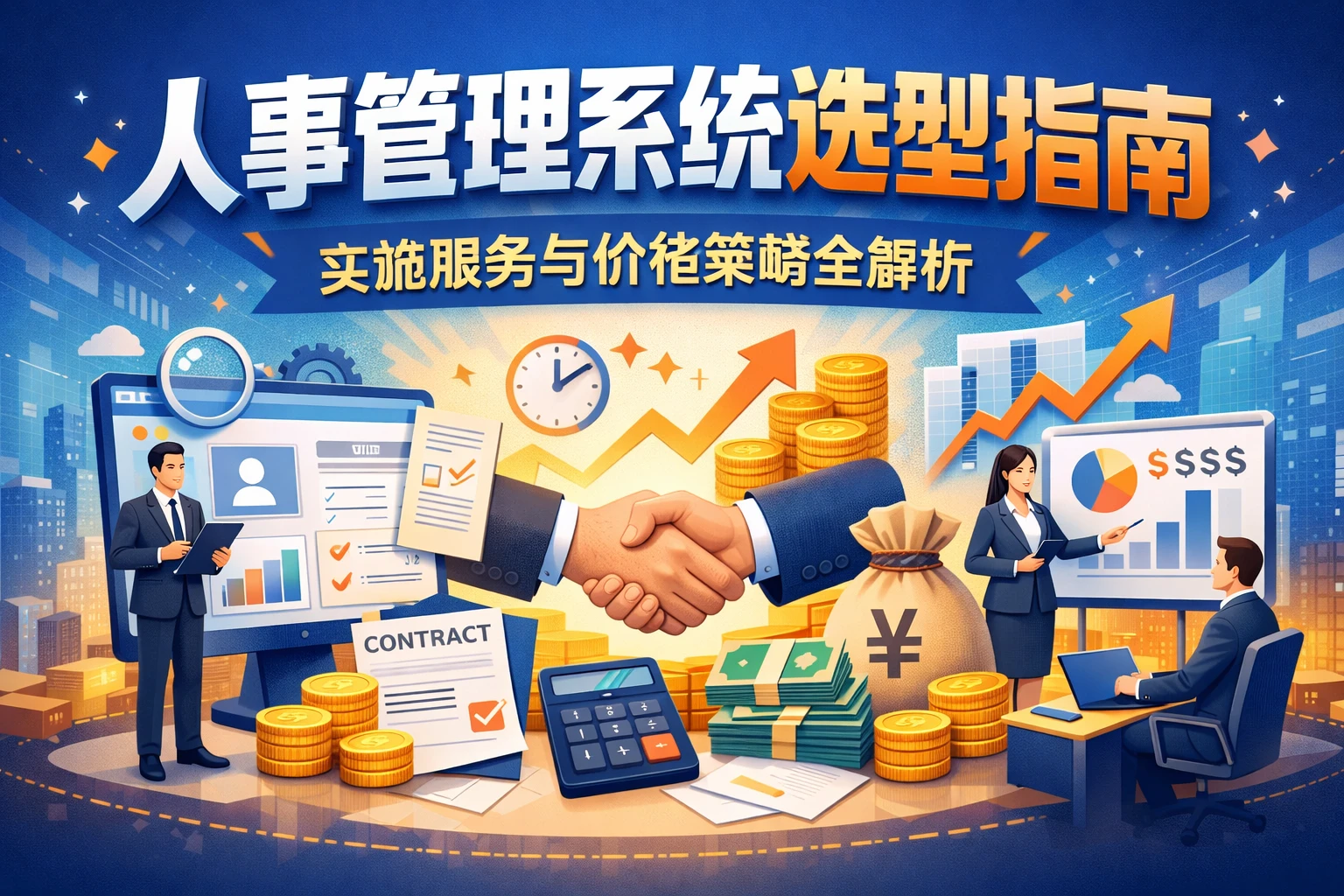 人事管理系统选型指南：实施服务与价格策略全解析
