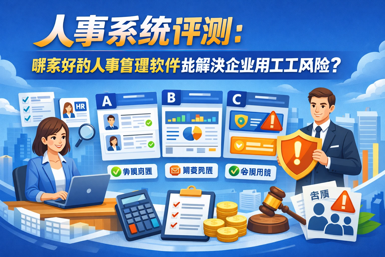人事系统评测:哪家好的人事管理软件能解决企业用工风险?