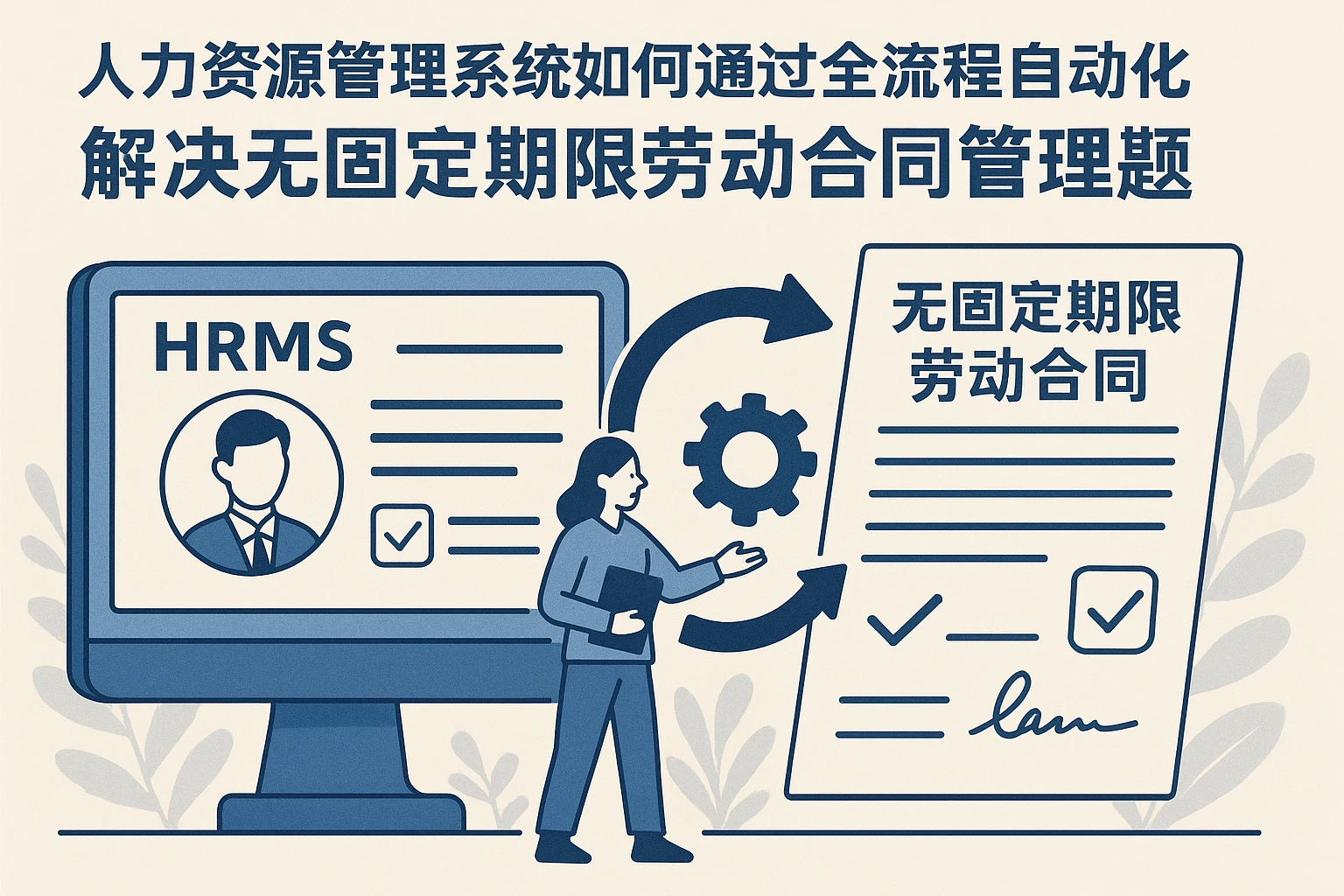 人力资源管理系统如何通过全流程自动化解决无固定期限劳动合同管理难题
