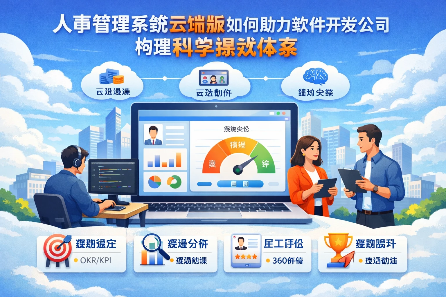人事管理系统云端版如何助力软件开发公司构建科学绩效体系