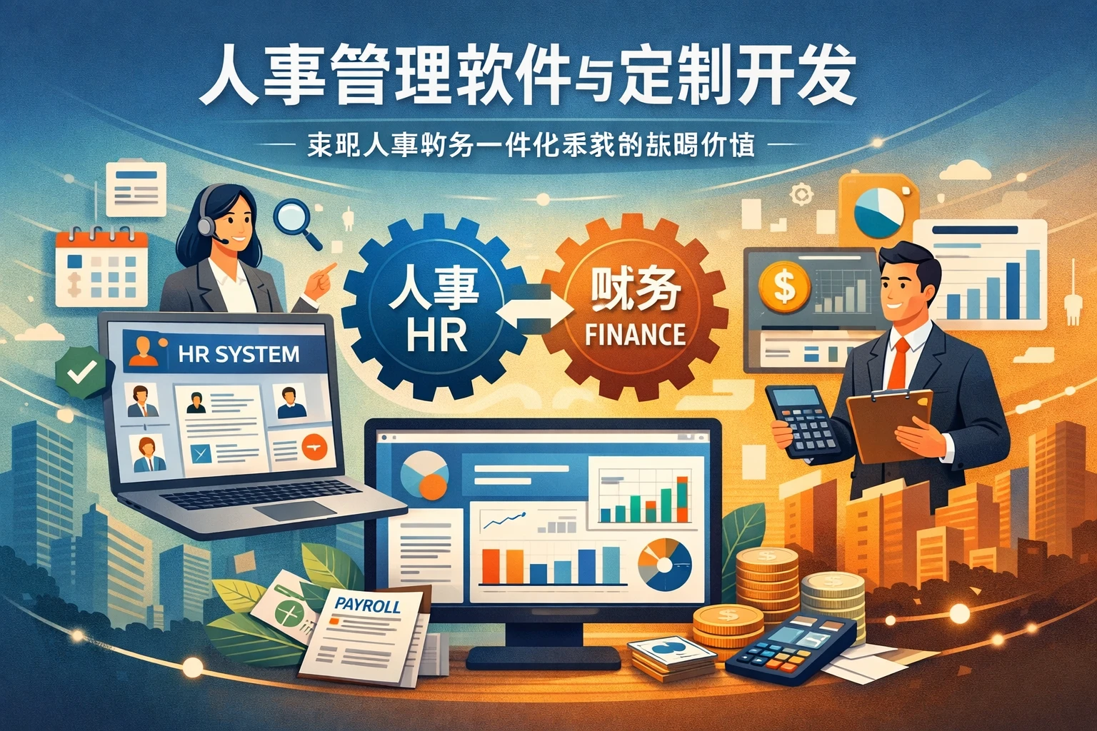 人事管理软件与定制开发:实现人事财务一体化系统的战略价值