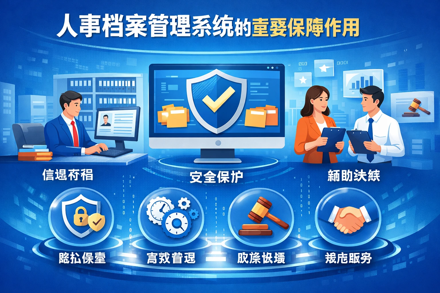 人事档案管理系统的重要保障作用