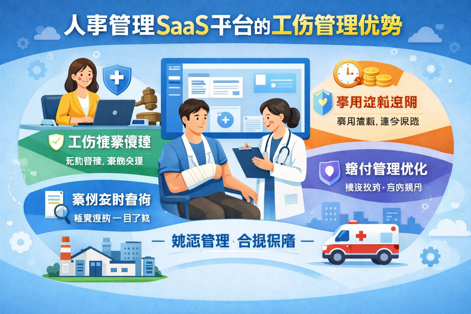 人事管理SaaS平台的工伤管理优势