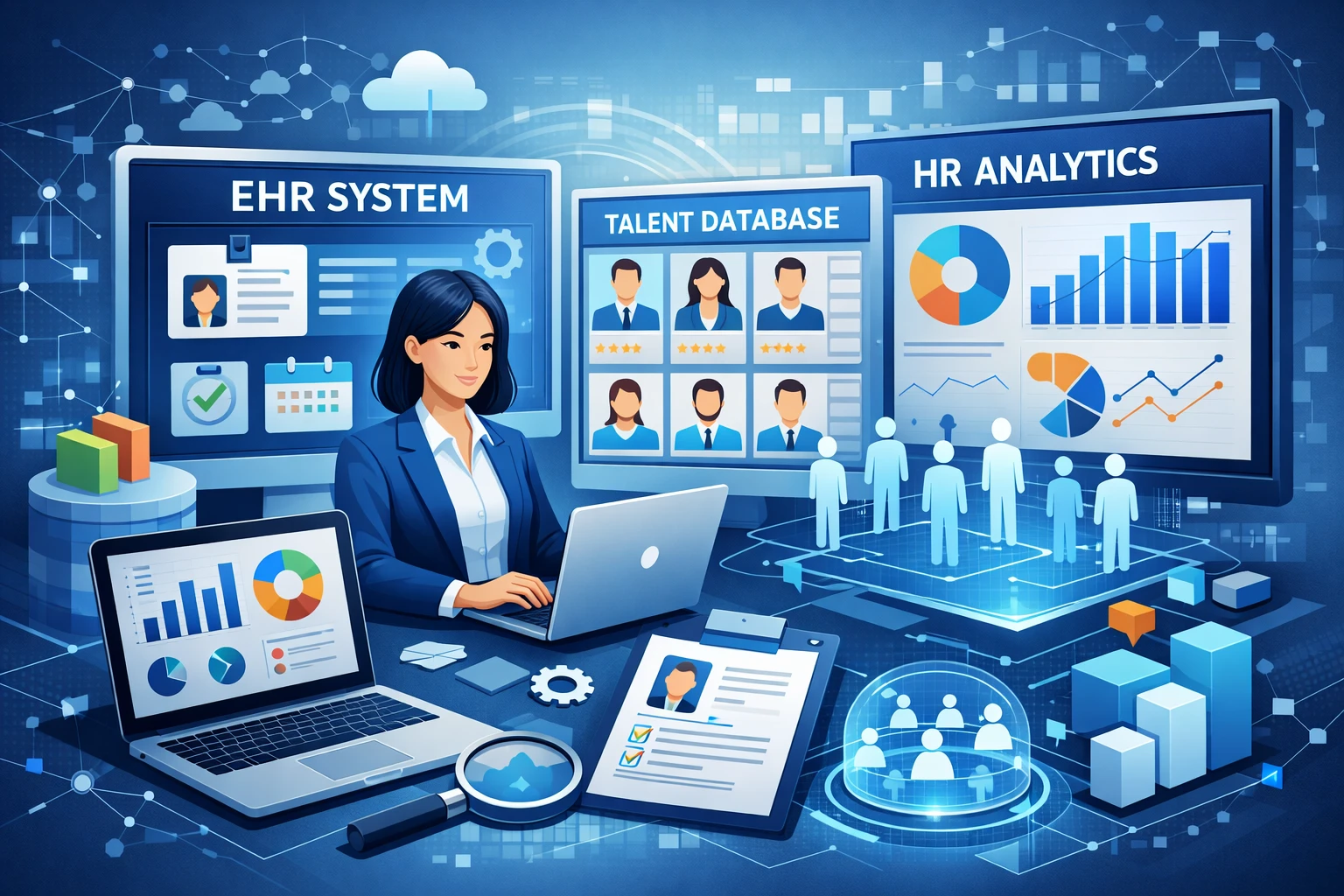 现代企业人力资源数字化转型:EHR系统、人才库管理与人事数据分析的整合应用