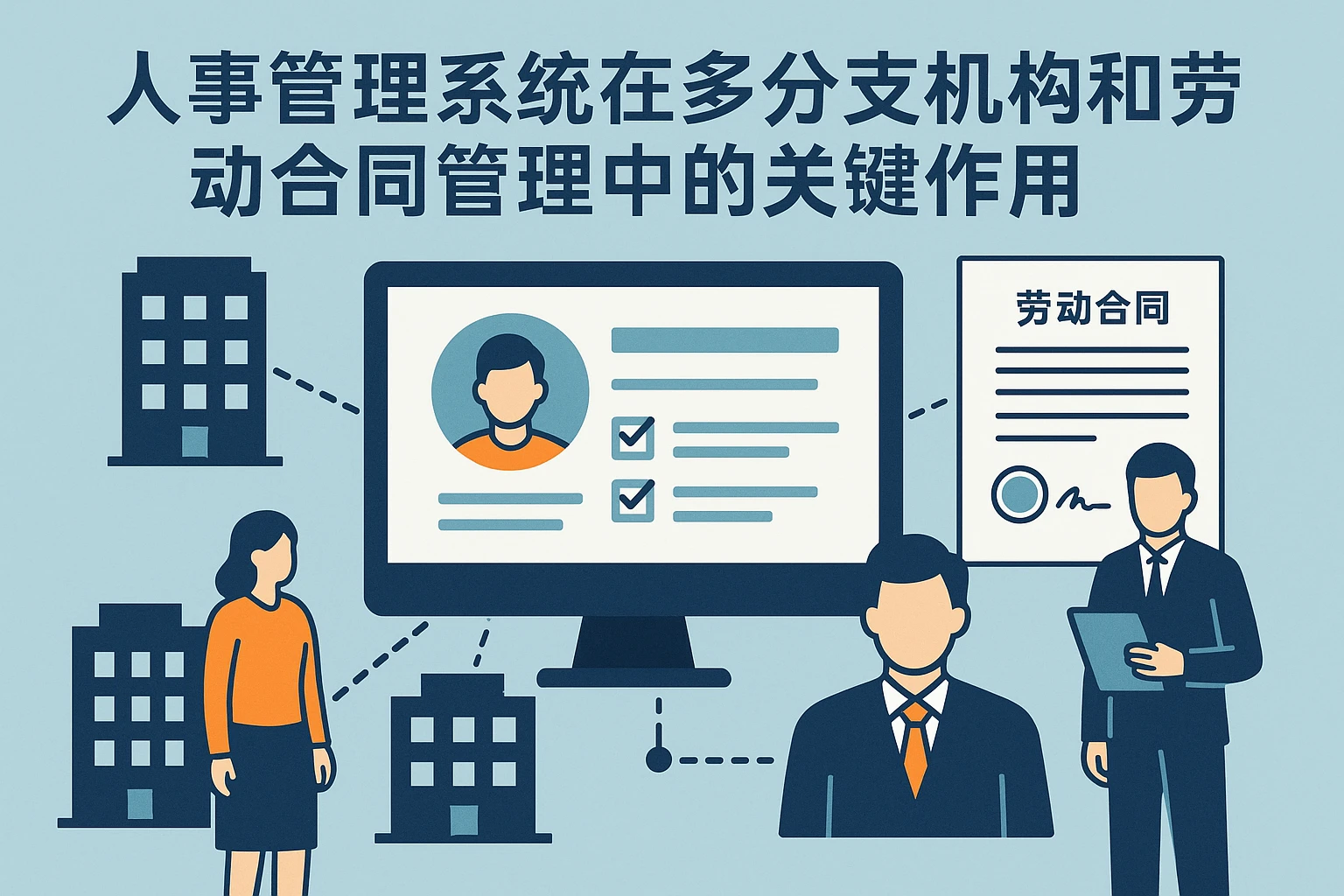 人事管理系统在多分支机构和劳动合同管理中的关键作用