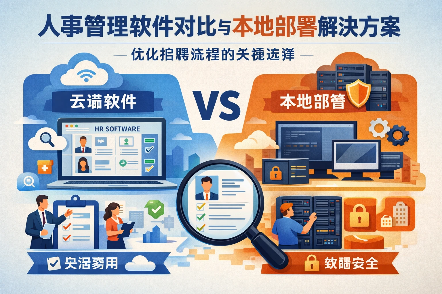 人事管理软件对比与本地部署解决方案：优化招聘流程的关键选择