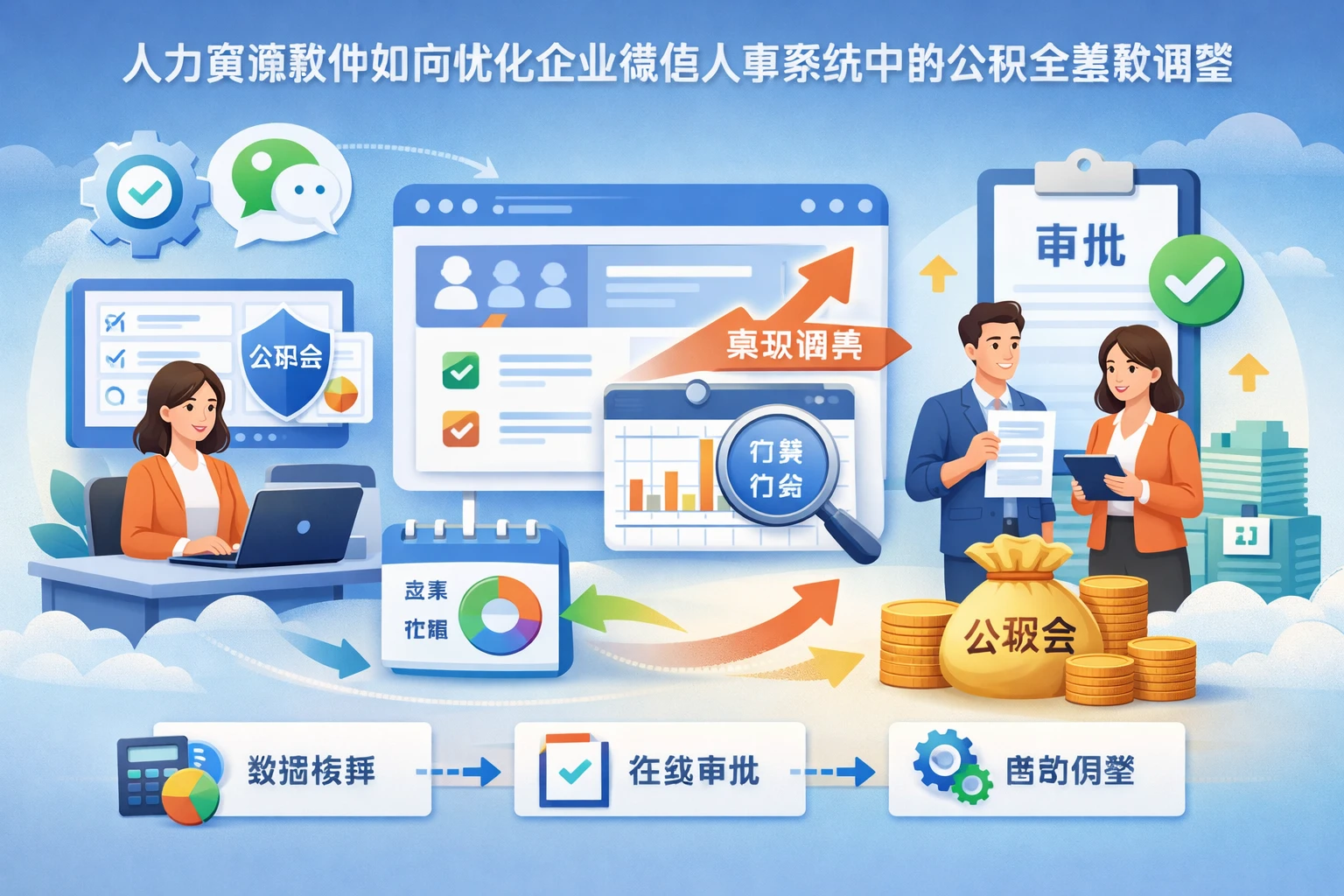 人力资源软件如何优化企业微信人事系统中的公积金基数调整流程