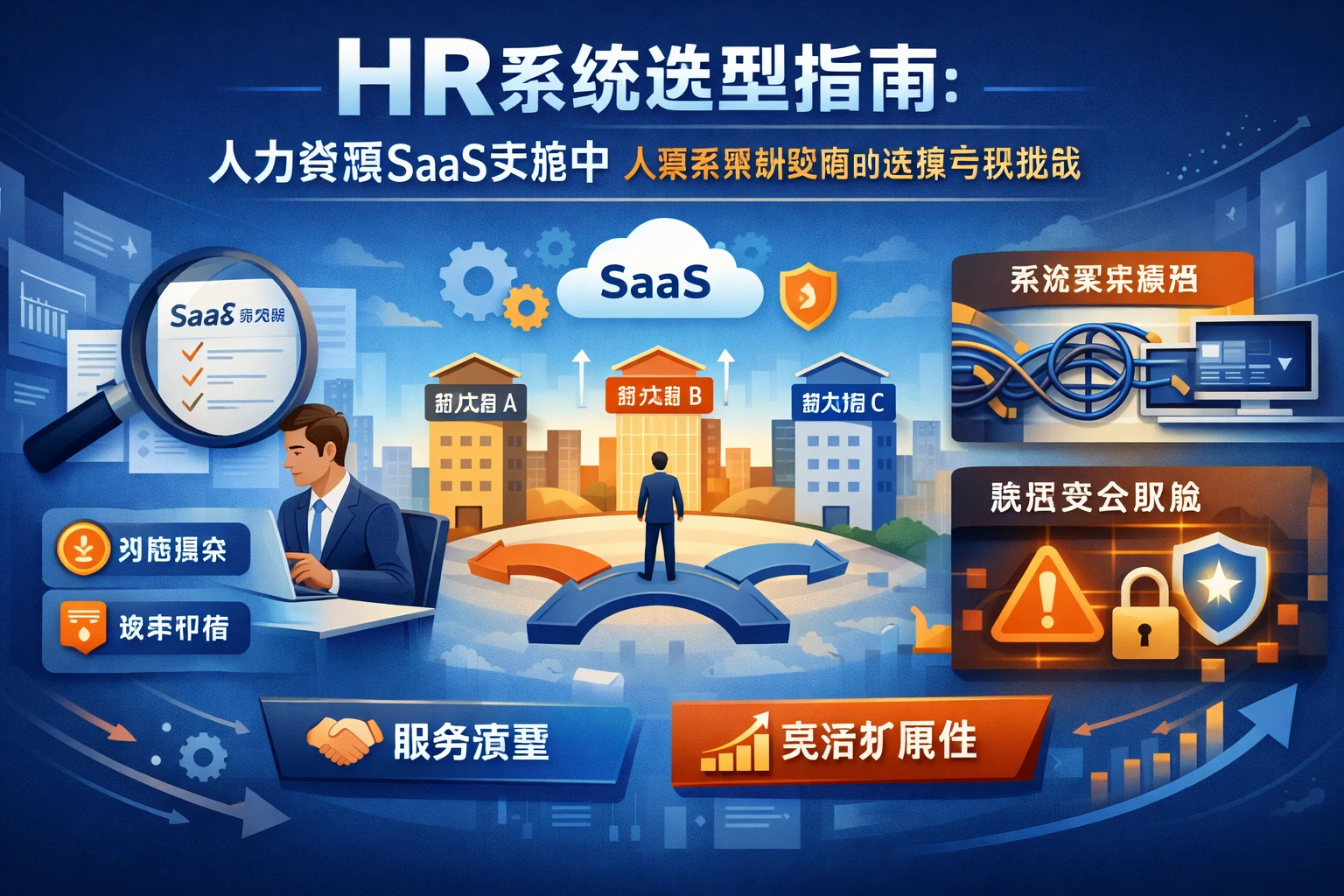 HR系统选型指南：人力资源SaaS实施中人事系统供应商的选择与挑战