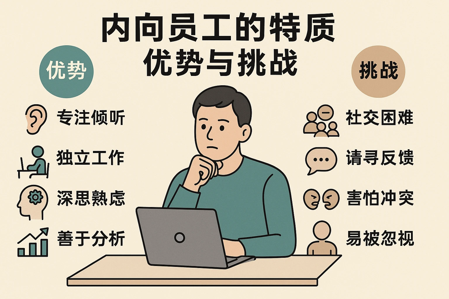 内向员工的特质优势与挑战