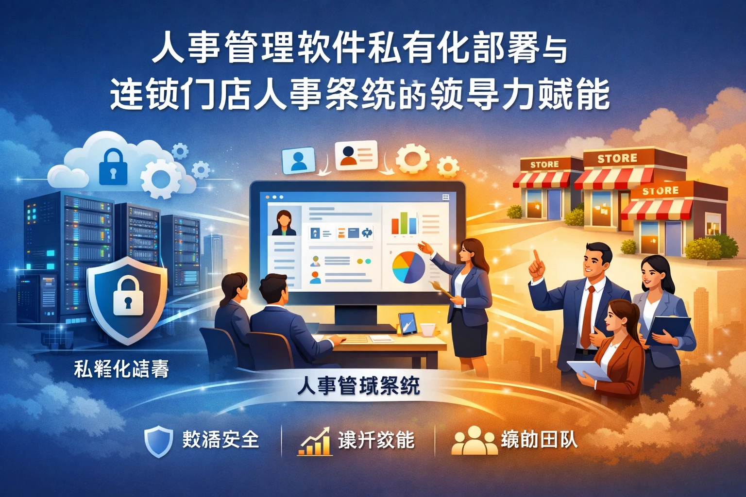 人事管理软件私有化部署与连锁门店人事系统的领导力赋能