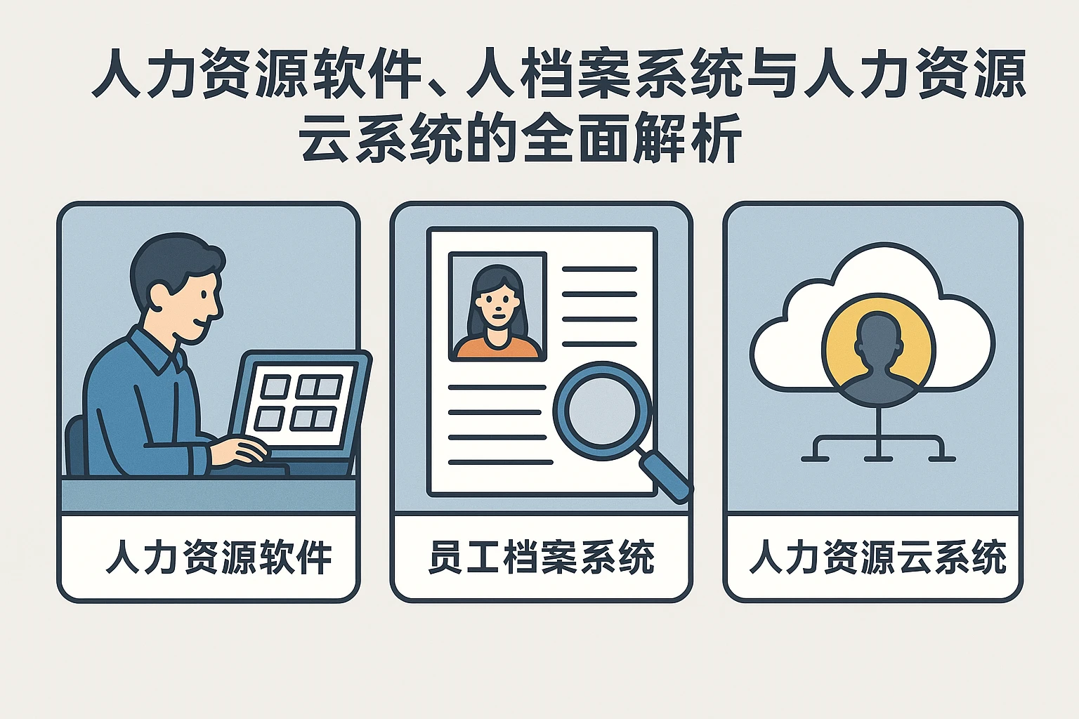 人力资源软件、员工档案系统与人力资源云系统的全面解析