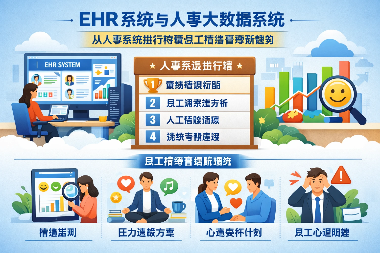 ehr系统与人事大数据系统：从人事系统排行榜看员工情绪管理新趋势