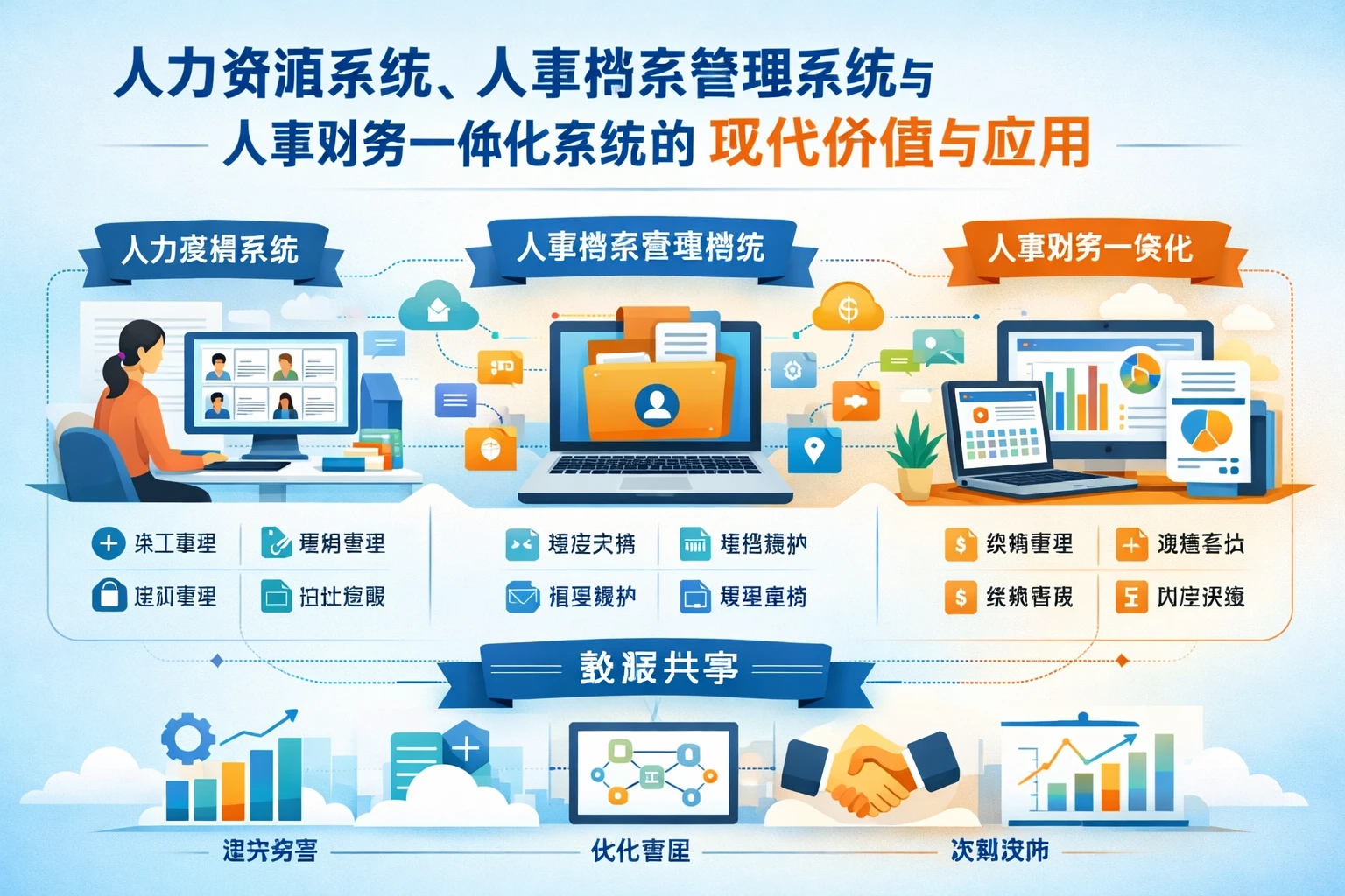 人力资源系统、人事档案管理系统与人事财务一体化系统的现代价值与应用