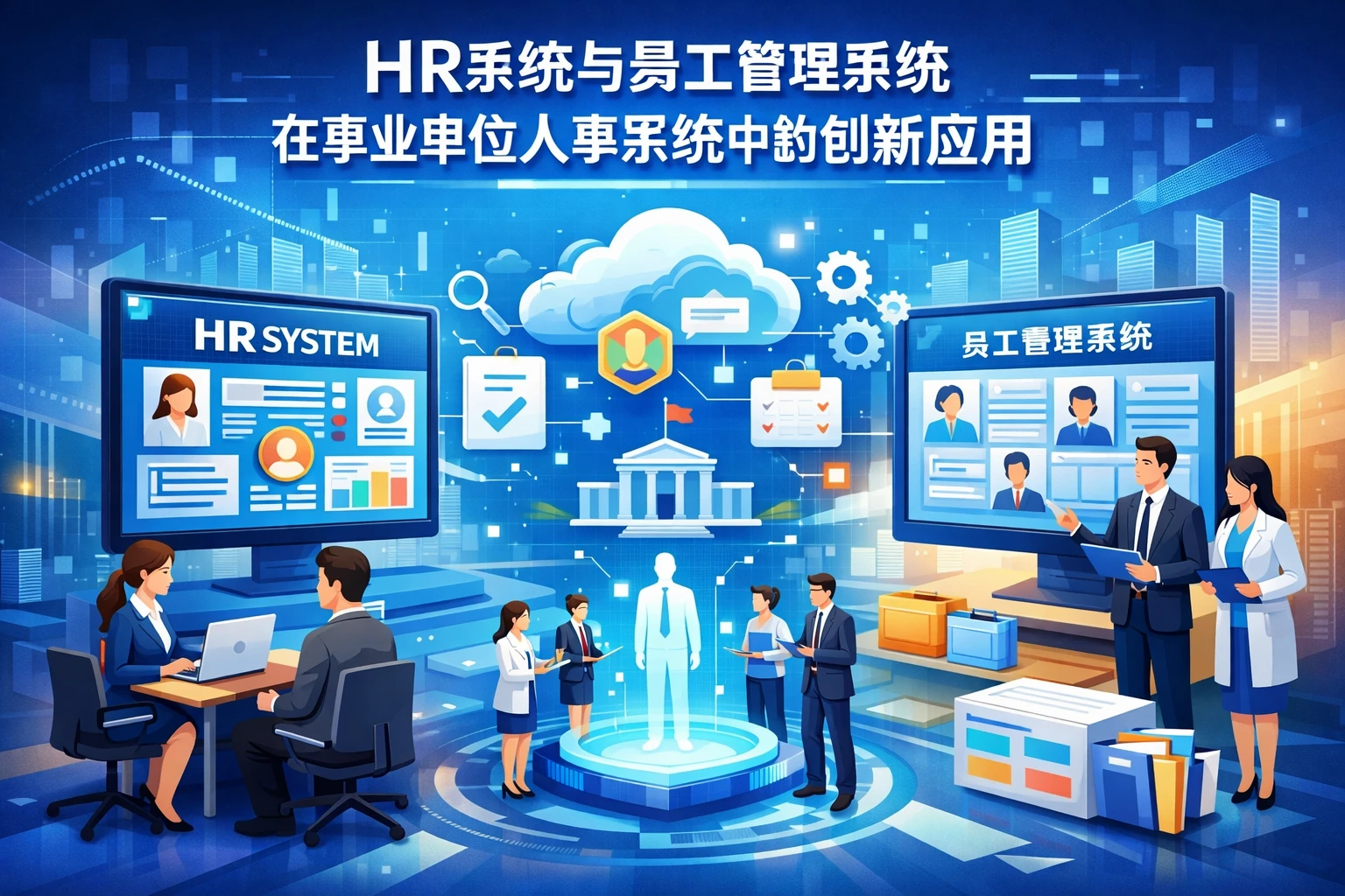 HR系统与员工管理系统在事业单位人事系统中的创新应用