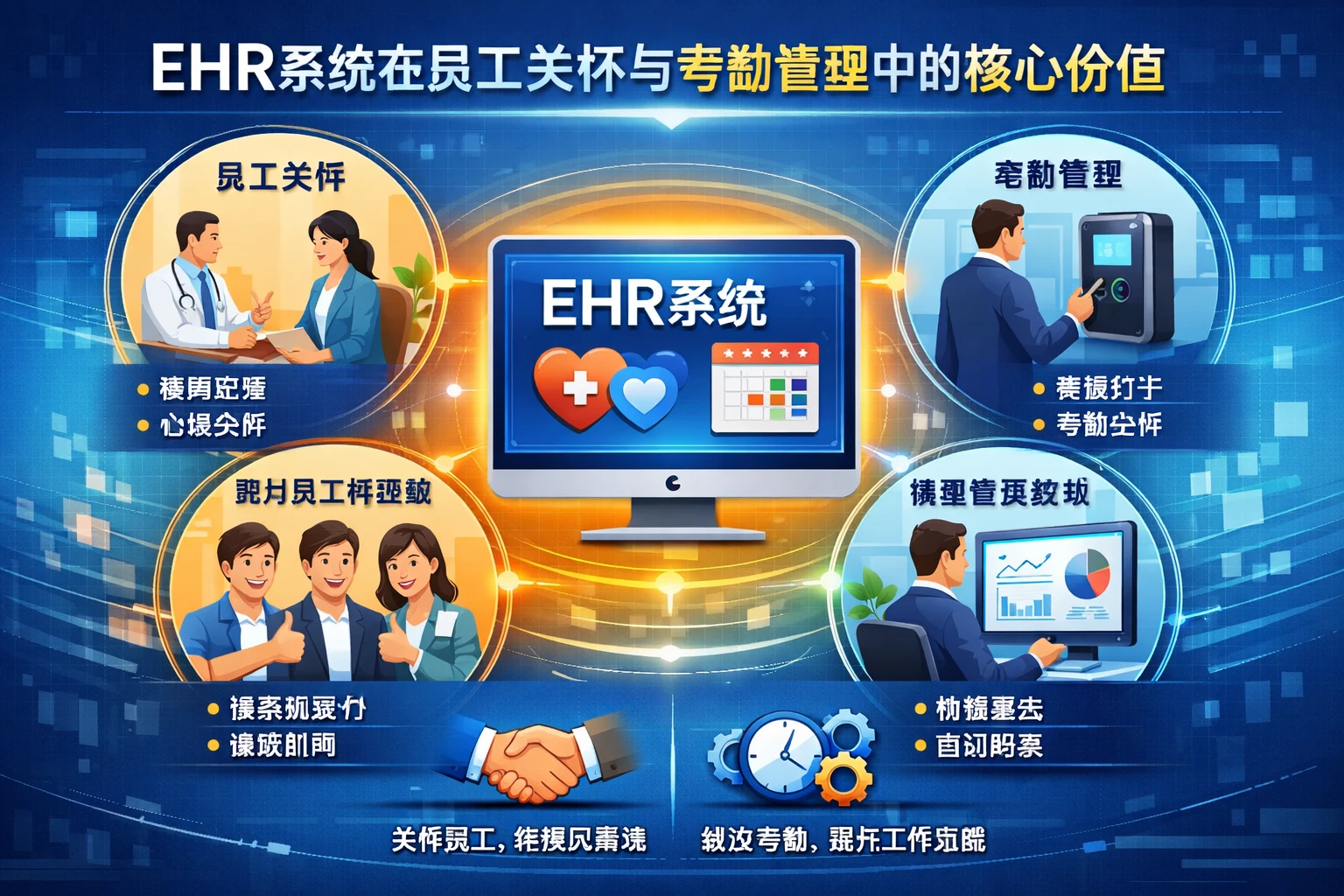 EHR系统在员工关怀与考勤管理中的核心价值