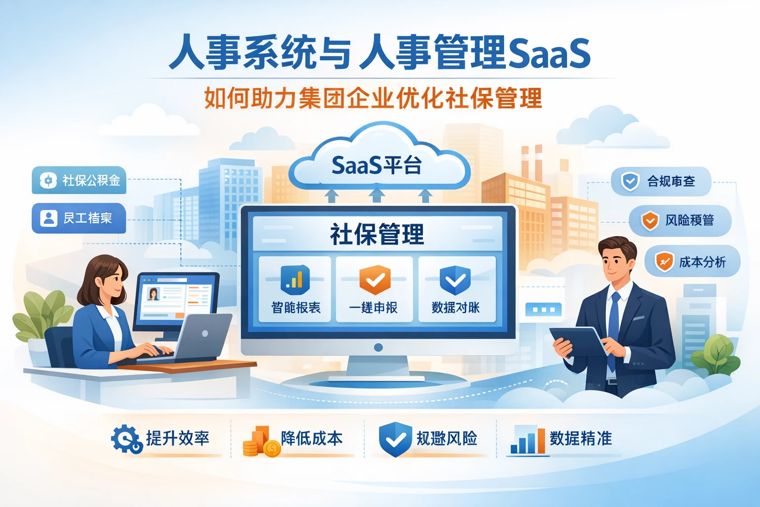 人事系统与人事管理SaaS如何助力集团企业优化社保管理