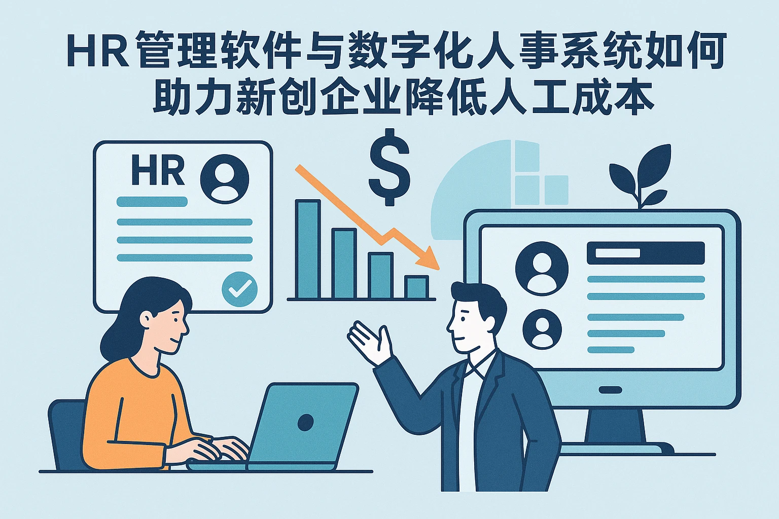 HR管理软件与数字化人事系统如何助力新创企业降低人工成本