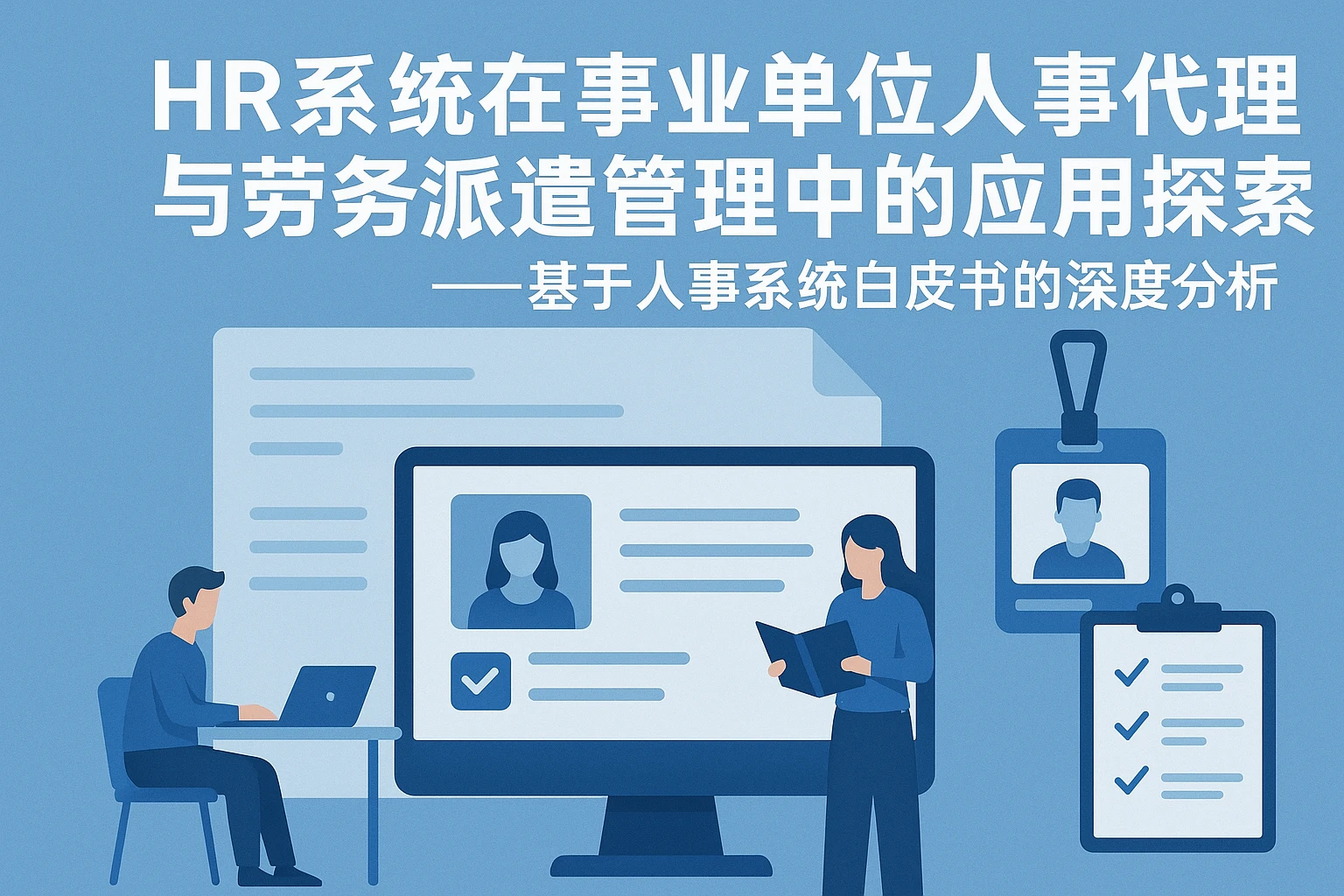 HR系统在事业单位人事代理与劳务派遣管理中的应用探索——基于人事系统白皮书的深度分析